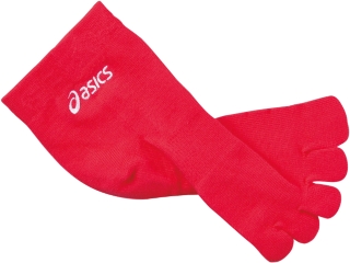 【ASICS/アシックス】 シームレスランニングソックス(5本指) レッド ユニセックス アシックス